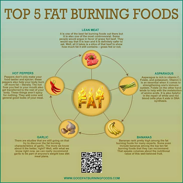 Health & nutrition tips Top 5 Fat Burning Foods