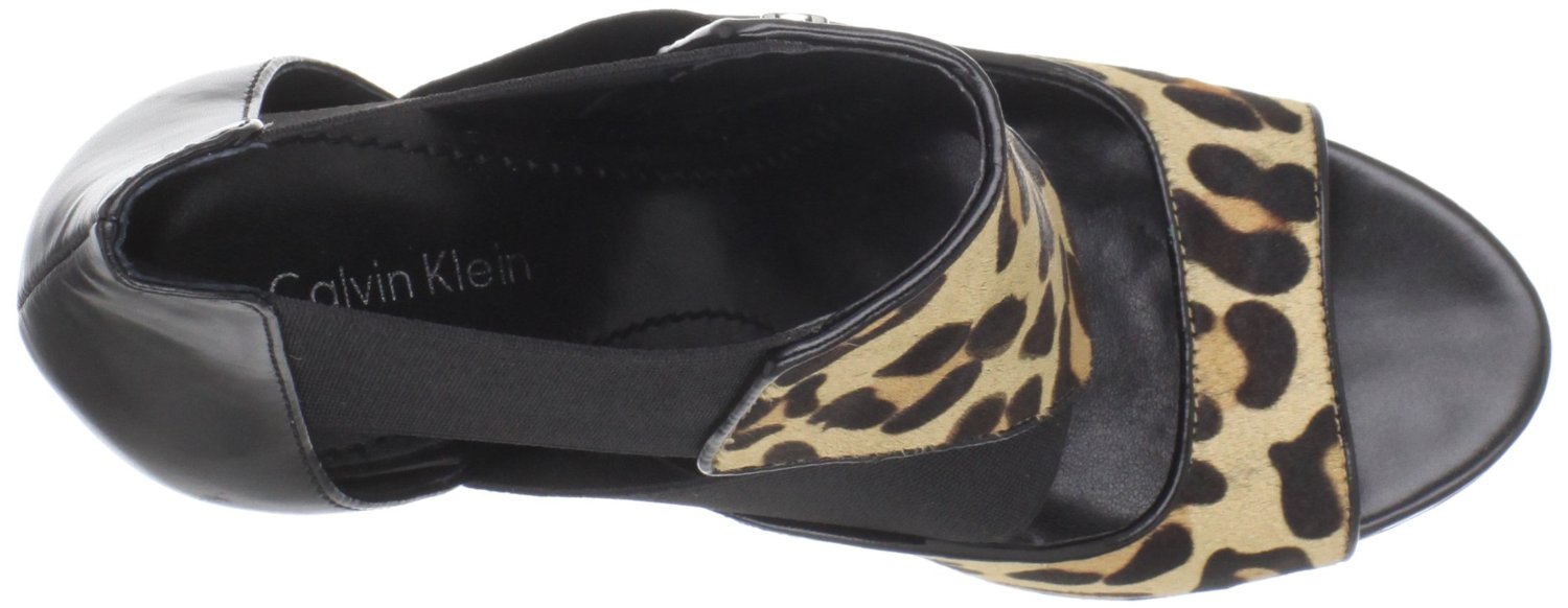 Calvin Klein Women's Tallory Suede Boot: Calvin Klein Women's Sonia Hair Calf/Elastic Platform 
