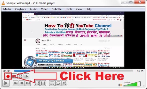 how to cut video song in vlc player