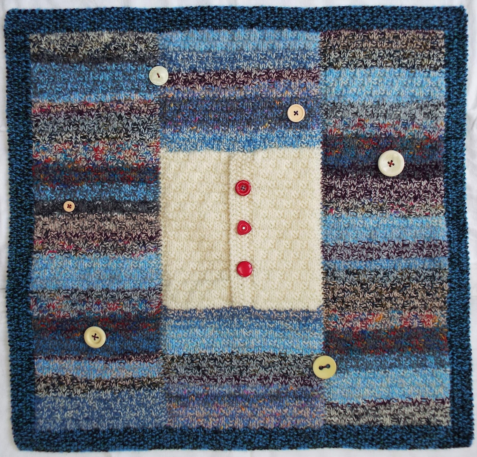 Lizzie Lenard Vintage Sewing Twiddle Blanket With Working Buttons