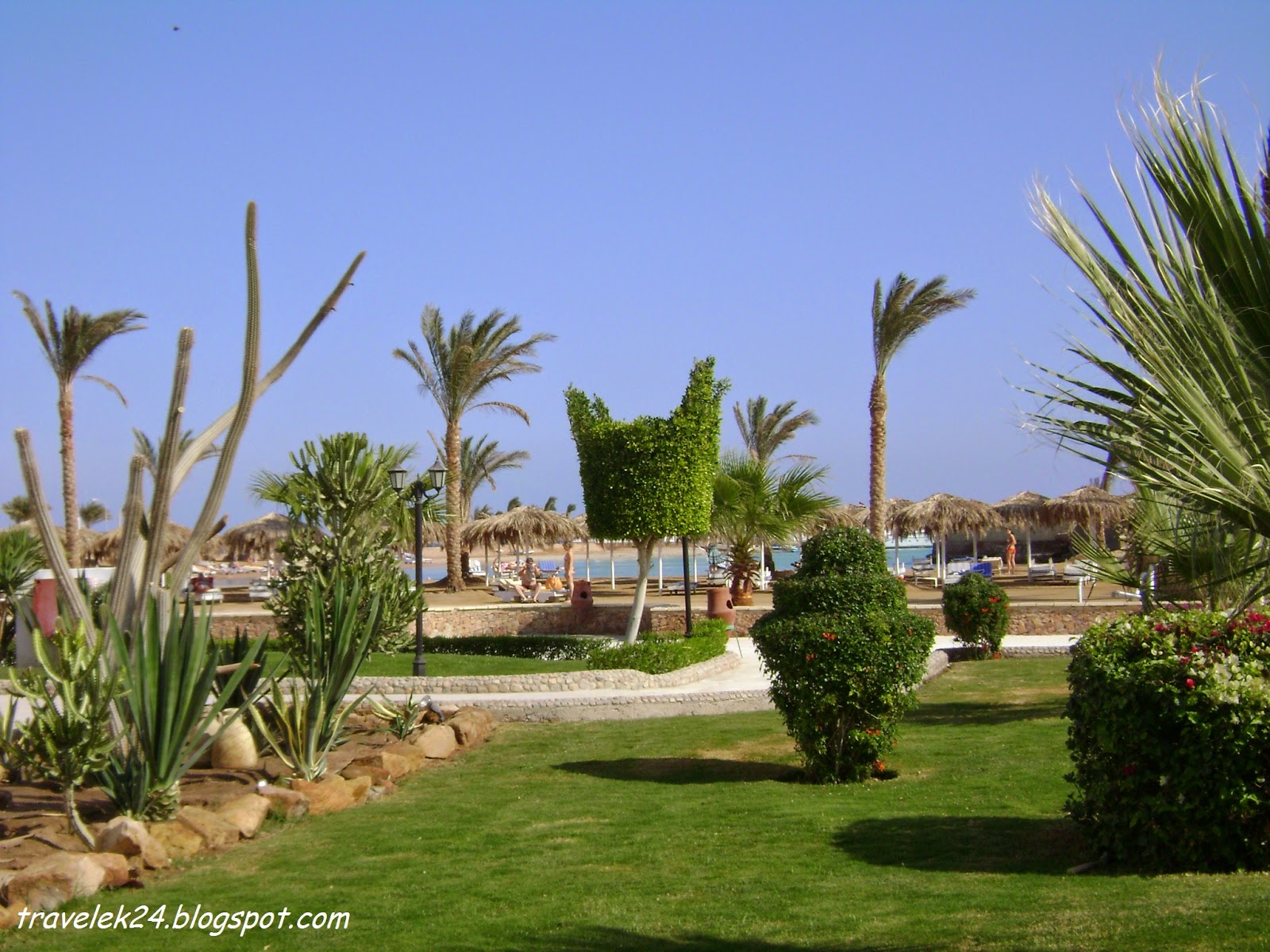 Kompleks hotelowy w Hurghadzie, Egipt