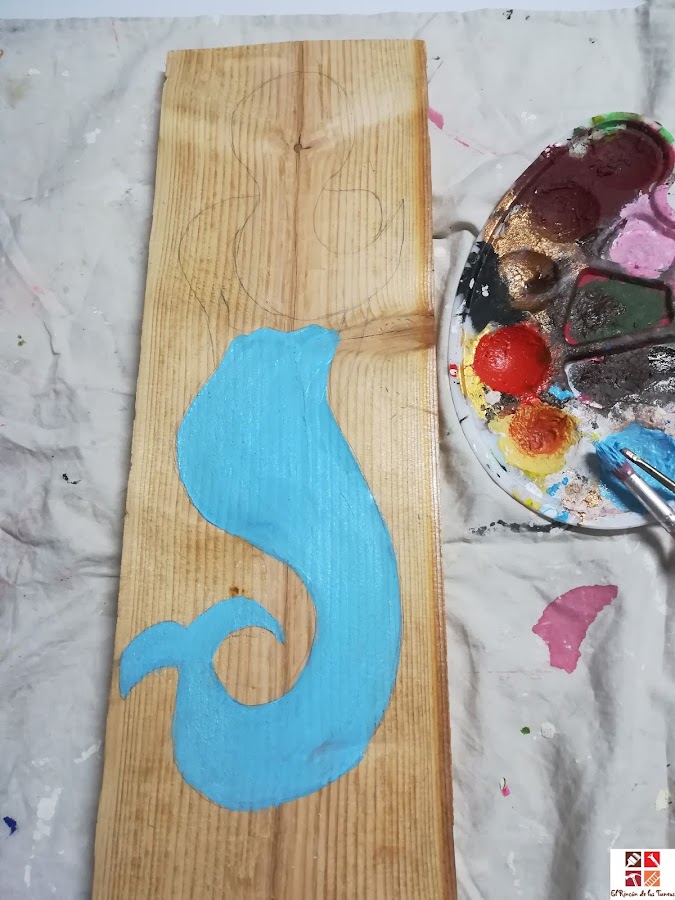 diy tablero sirena