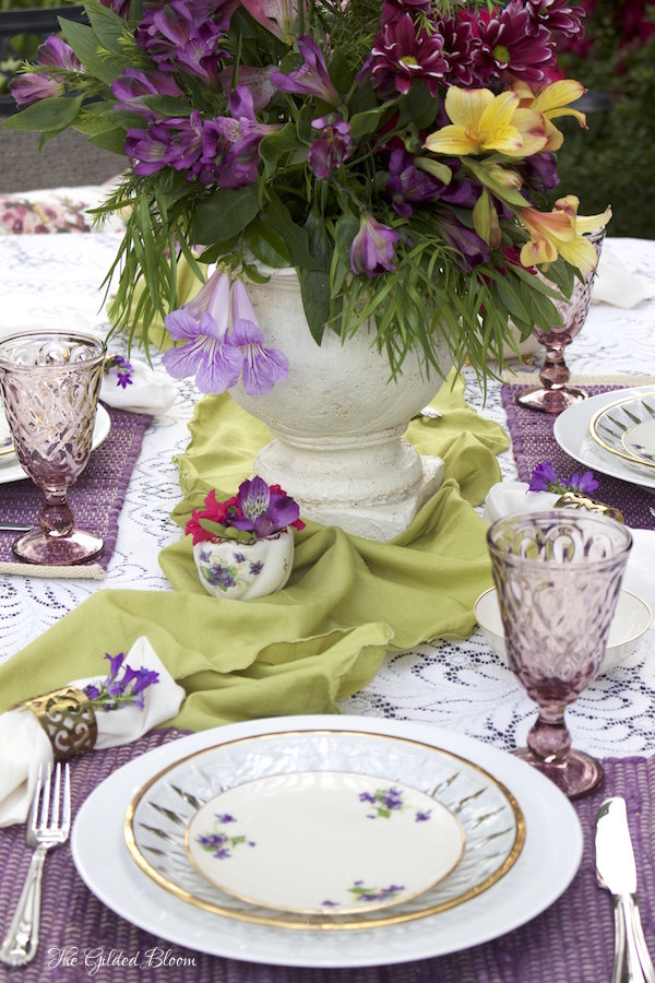 A Luncheon in the Garden- www.gildedbloom.com A Luncheon in the Garden- www.gildedbloom.com