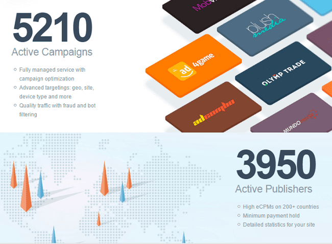 Active Publishers Campaigns
