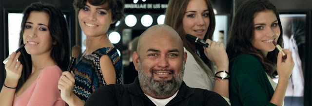Maquillador oficial de la marca Max Factor, Lewis Amarante