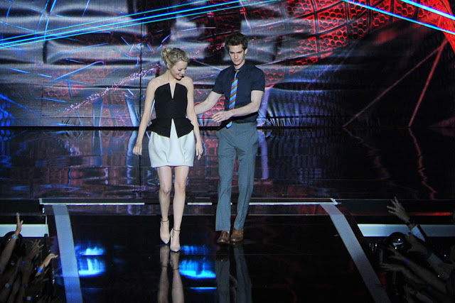 Ganadores MTV Movie Awards 2012 2 EmmaStone AndrewGarfield