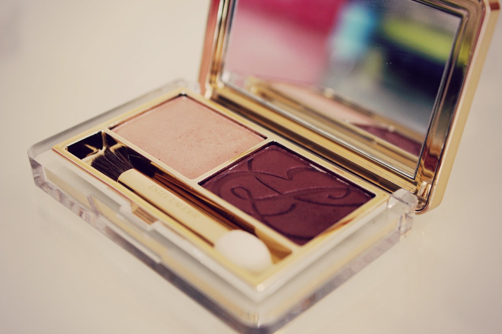 Estee Lauder Raisins Eyeshadow Duo Live Laugh Lipstick