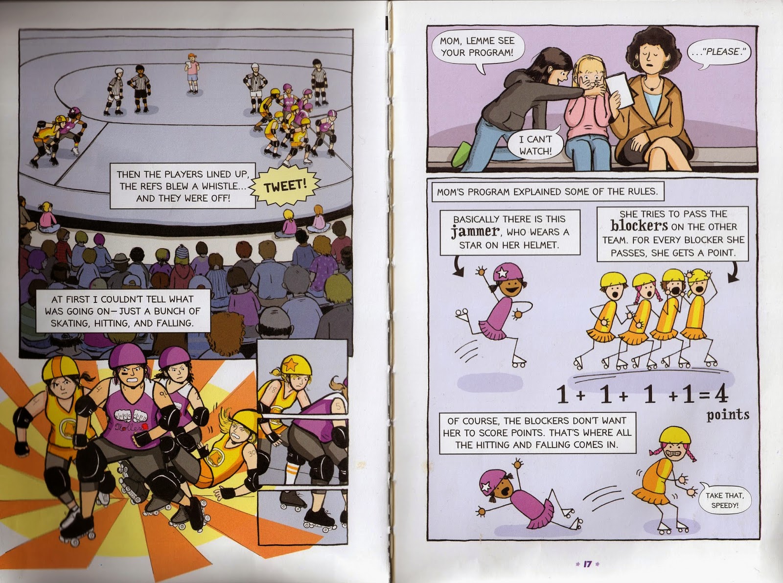 ANNIE AND AUNT Roller Girl!