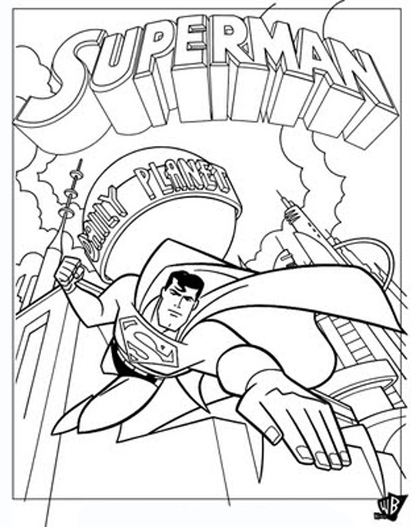 Dibujos de Superman para Colorear, Pintar e Imprimir Gratis Dibujos de Superman para Colorear, Pintar e Imprimir Gratis