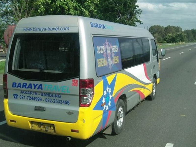 Jadwal Baraya Travel Rute Tangerang - Bandung