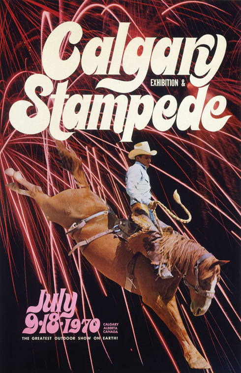 Vintage Calgary Stampede Posters Alberta
