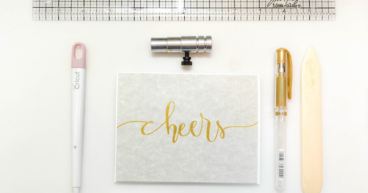 Awesome SVGs Faux Calligraphy with your Cricut Maker + Pop Up Card