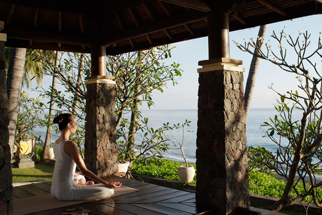 Beaches in Bali; Spa Village Resort Tembok Spa Village Resort Tembok is ready against a landscape of soaring peaks Beaches in Bali; Spa Village Resort Tembok