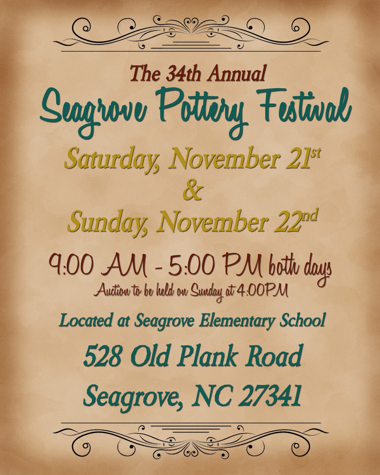 The YES! Weekly Blog 34th Annual Seagrove Pottery Festival Sponsored