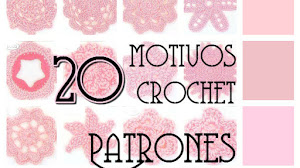 20 motivos de flores y círculos crochet / patrones