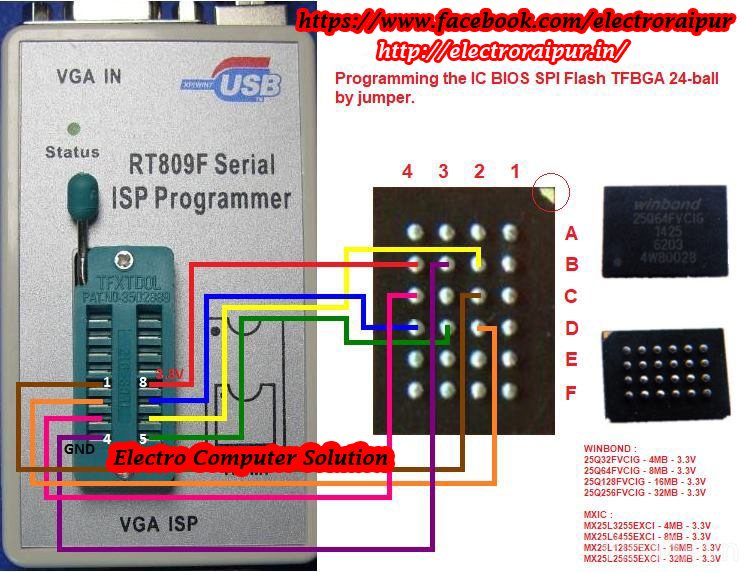 Electro Computer Solution Raipur How to flash BIOS Toshiba laptop BGA