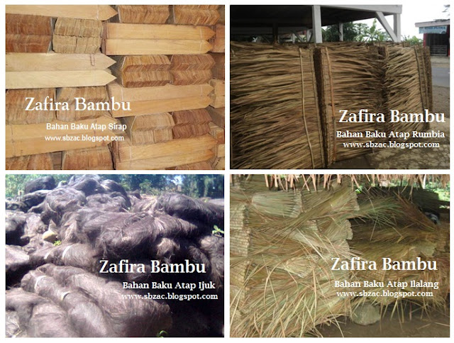 Jasa pembuatan atap Rumbia, ijuk, sirap dan ilalang Jasa pembuatan atap Rumbia, ijuk, sirap dan ilalang