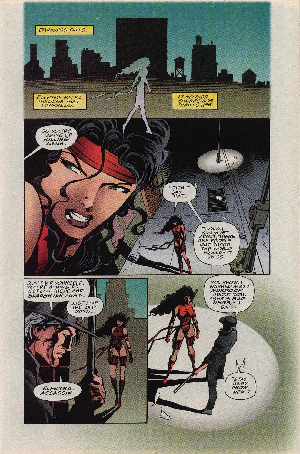 Read online Elektra (1996) comic -  Issue #8 - Child of Darkness - 22