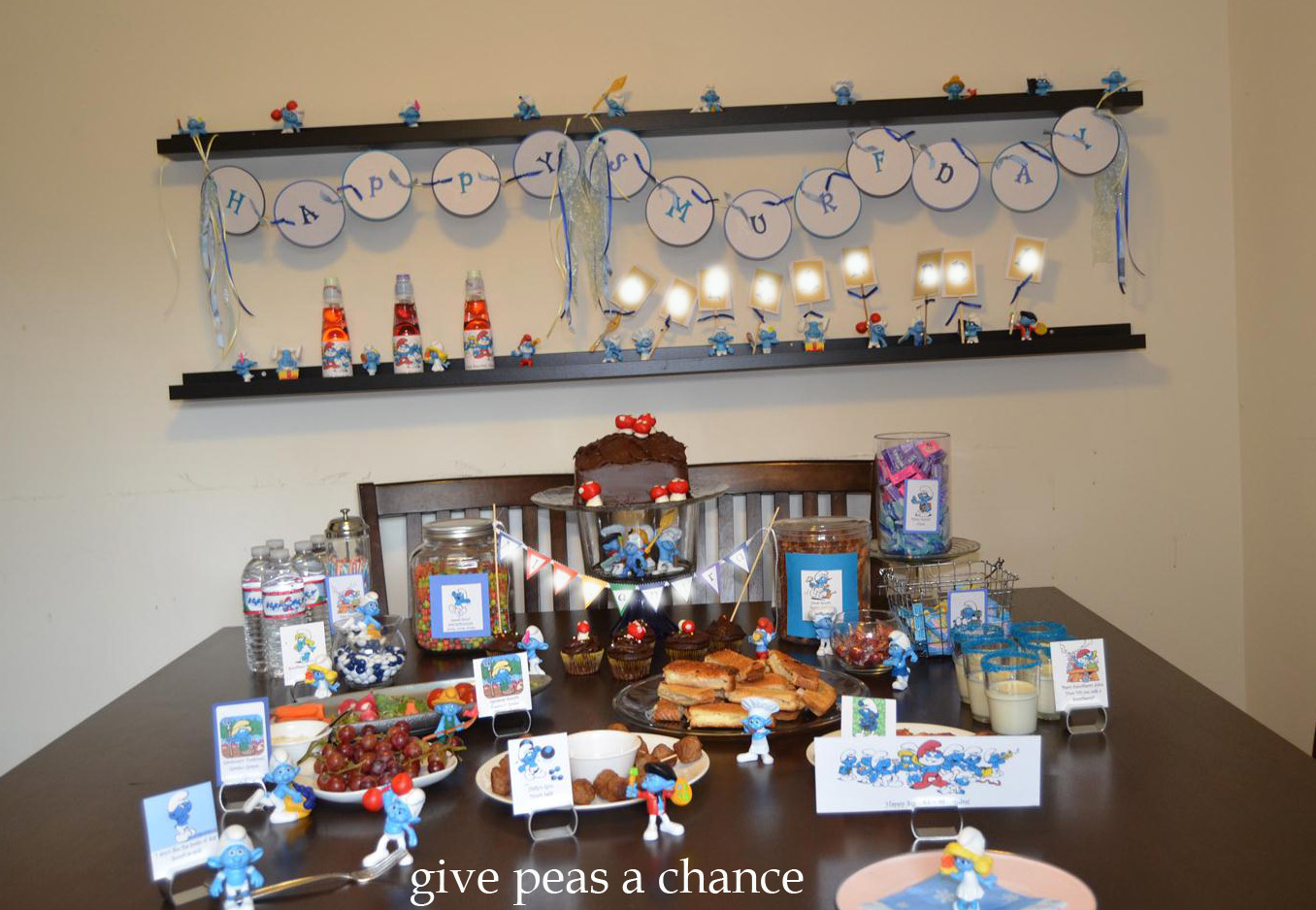 Smurf Birthday Party Food Ideas Smurf Birthday Party Food Ideas