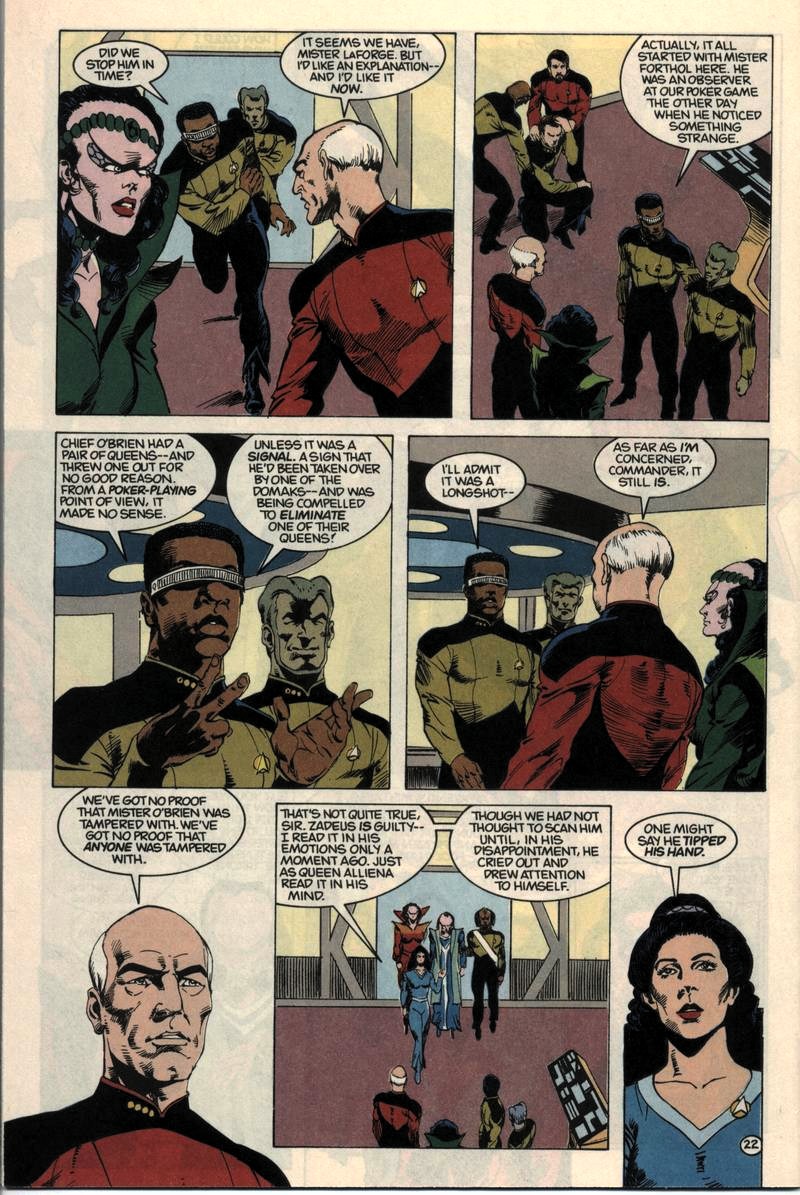 Read online Star Trek: The Next Generation (1989) comic -  Issue #13 - 23
