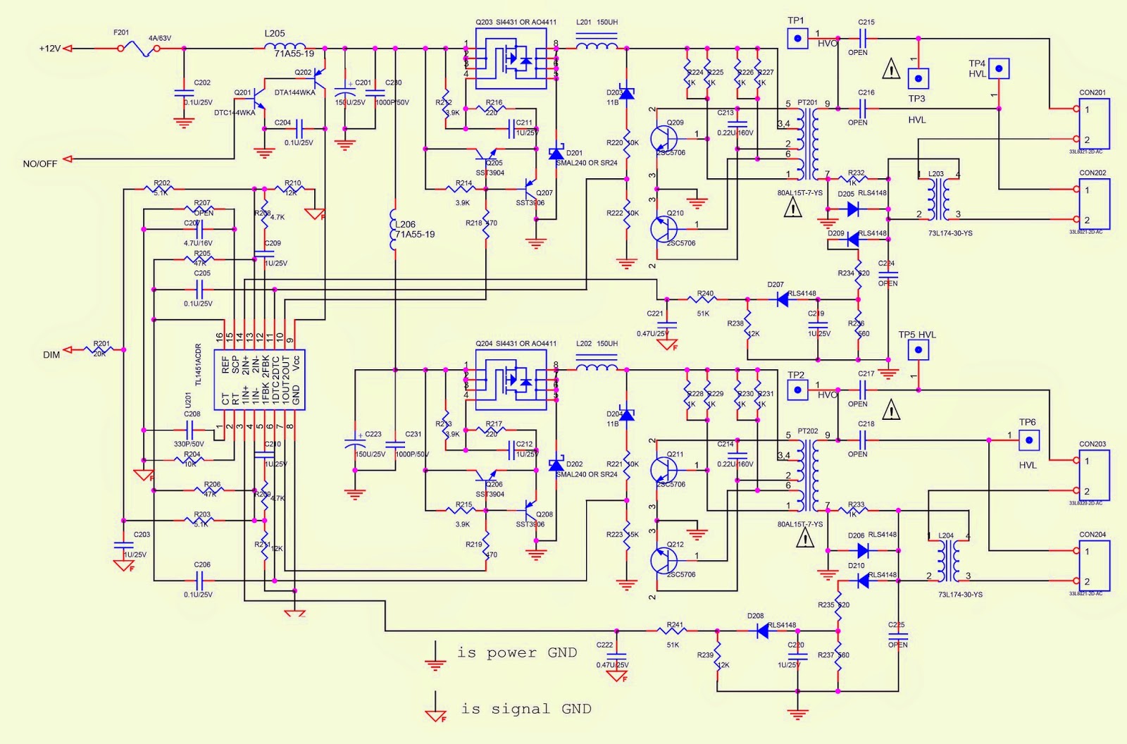 Lg Lcd Monitor Inverter Circuit Diagram