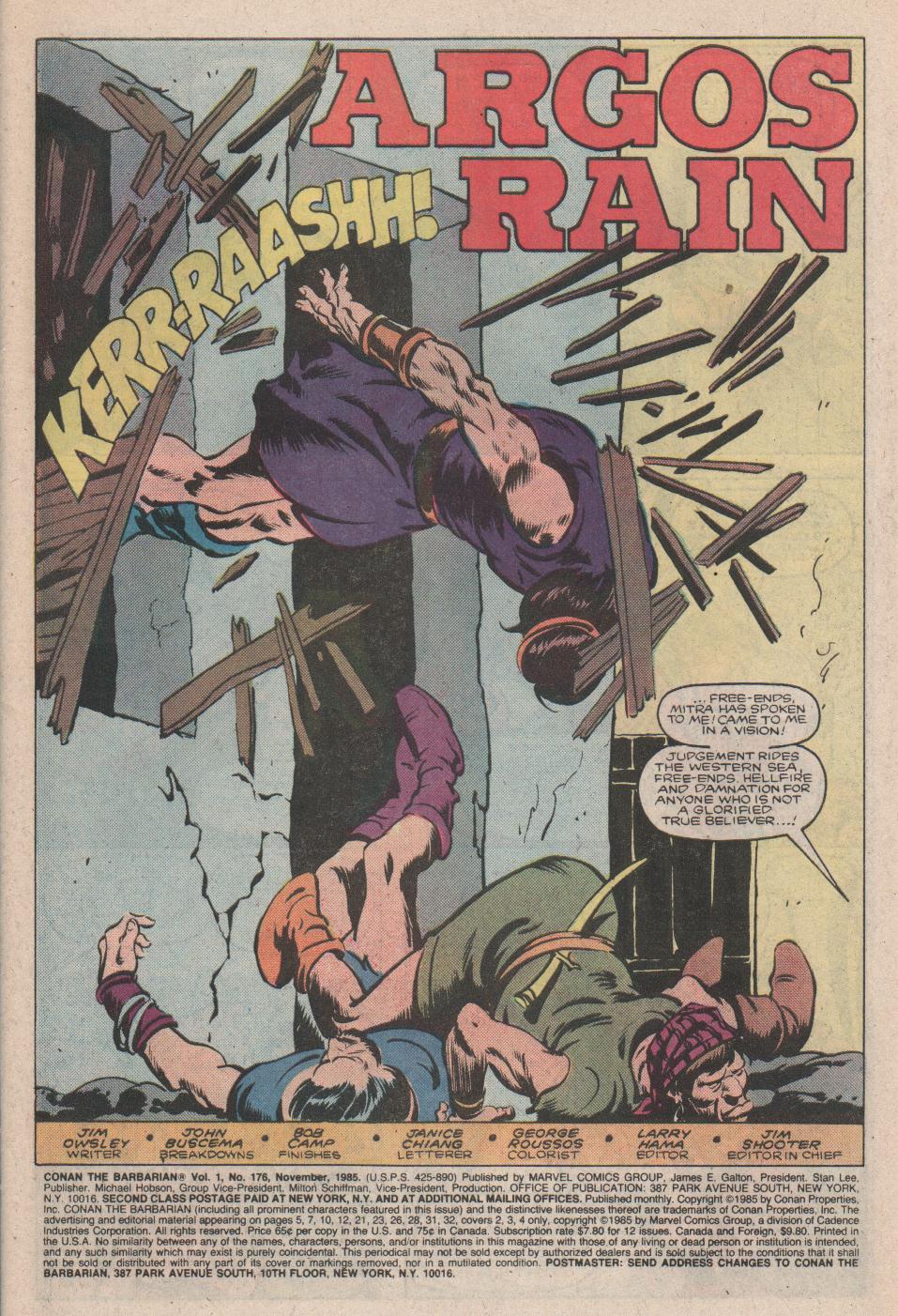 Read online Conan the Barbarian (1970) comic -  Issue #176 - 2