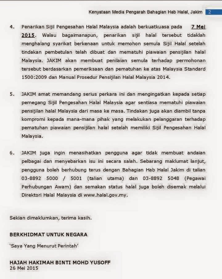 SIJIL HALAL SECRET RECIPE DITARIK BALIK Ceritera Si Gadis Biru