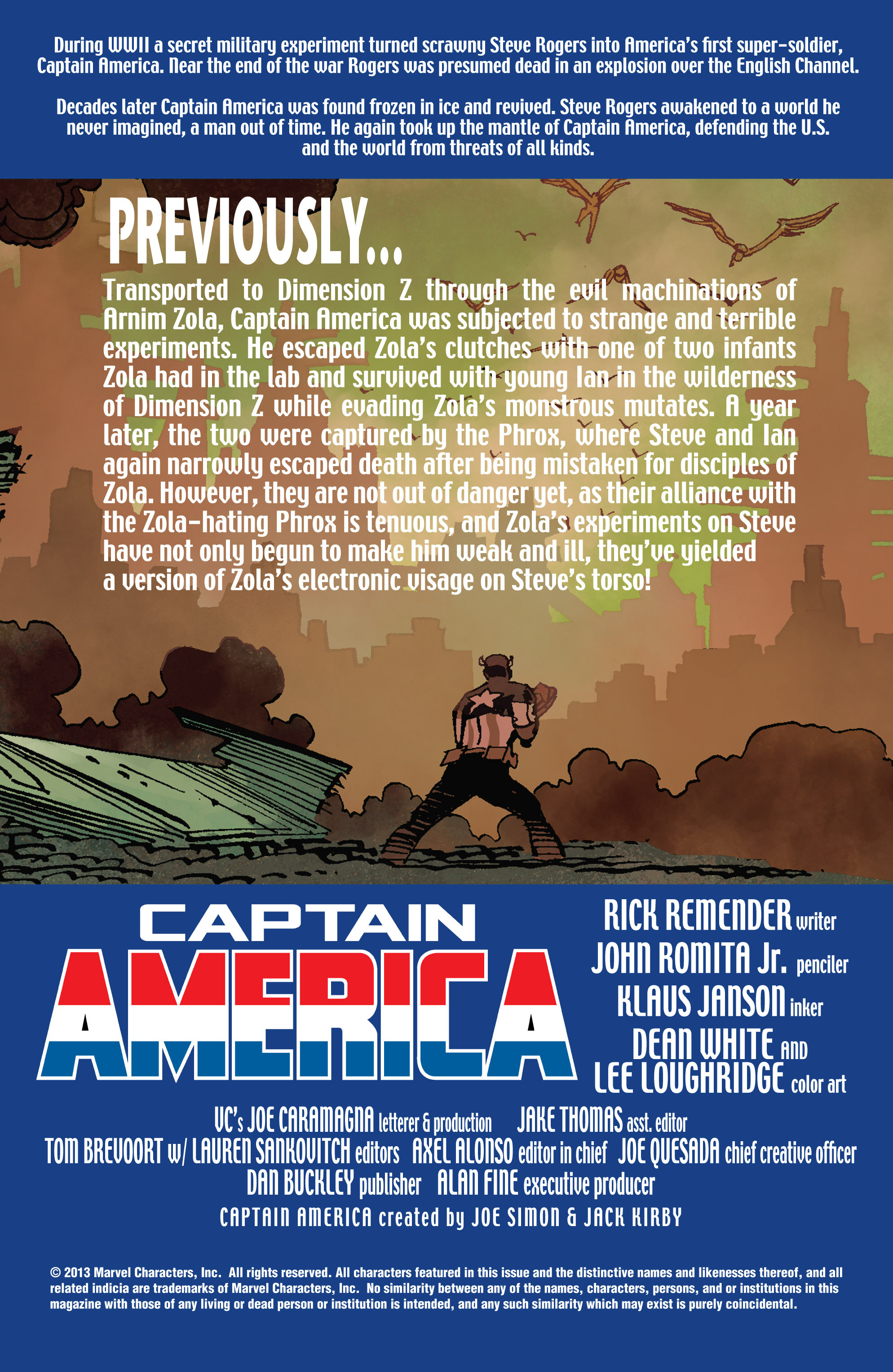 Read online Captain America (2013) comic -  Issue #4 - 2