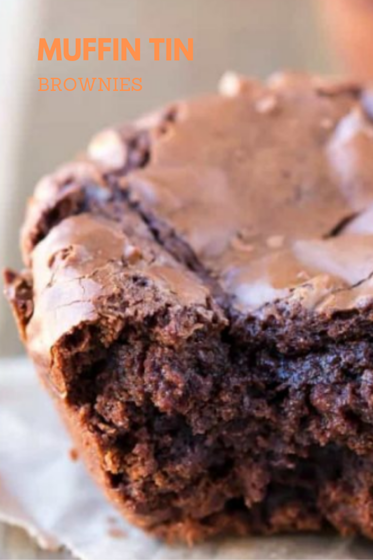 Soft Muffin Tin Brownies FOOD & HEALTHY