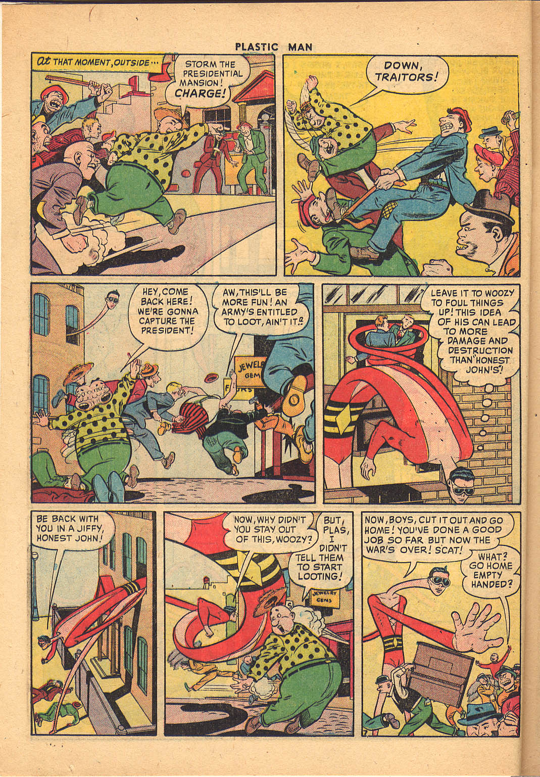 Read online Plastic Man (1943) comic -  Issue #26 - 32