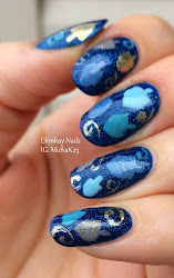 chanukah nail diamond azature dreidels nails