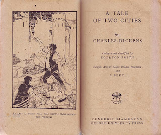 A Tale of Two Cities Charles Dickens Penerbit Jambatan 1959