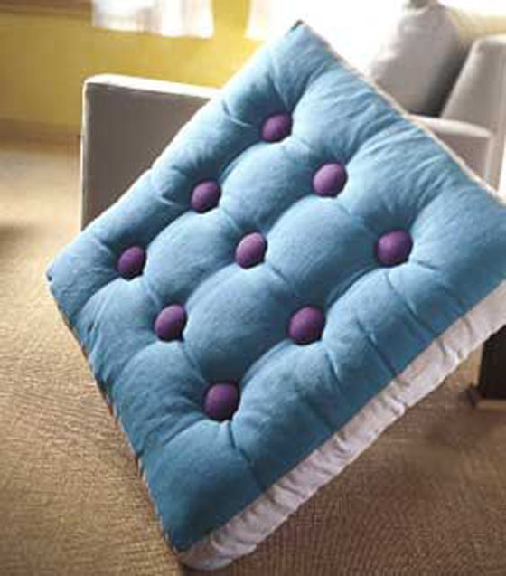 Пошив подушек для дивана своими руками