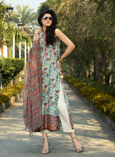 Chintz Lawn Dresses Spring/Summer Collection 2013 By Khaadi