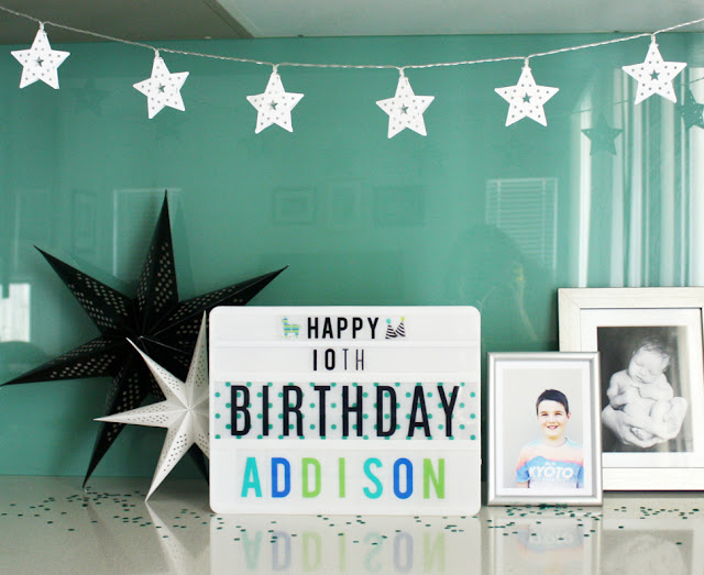 happy birthday Heidi Swapp lightbox