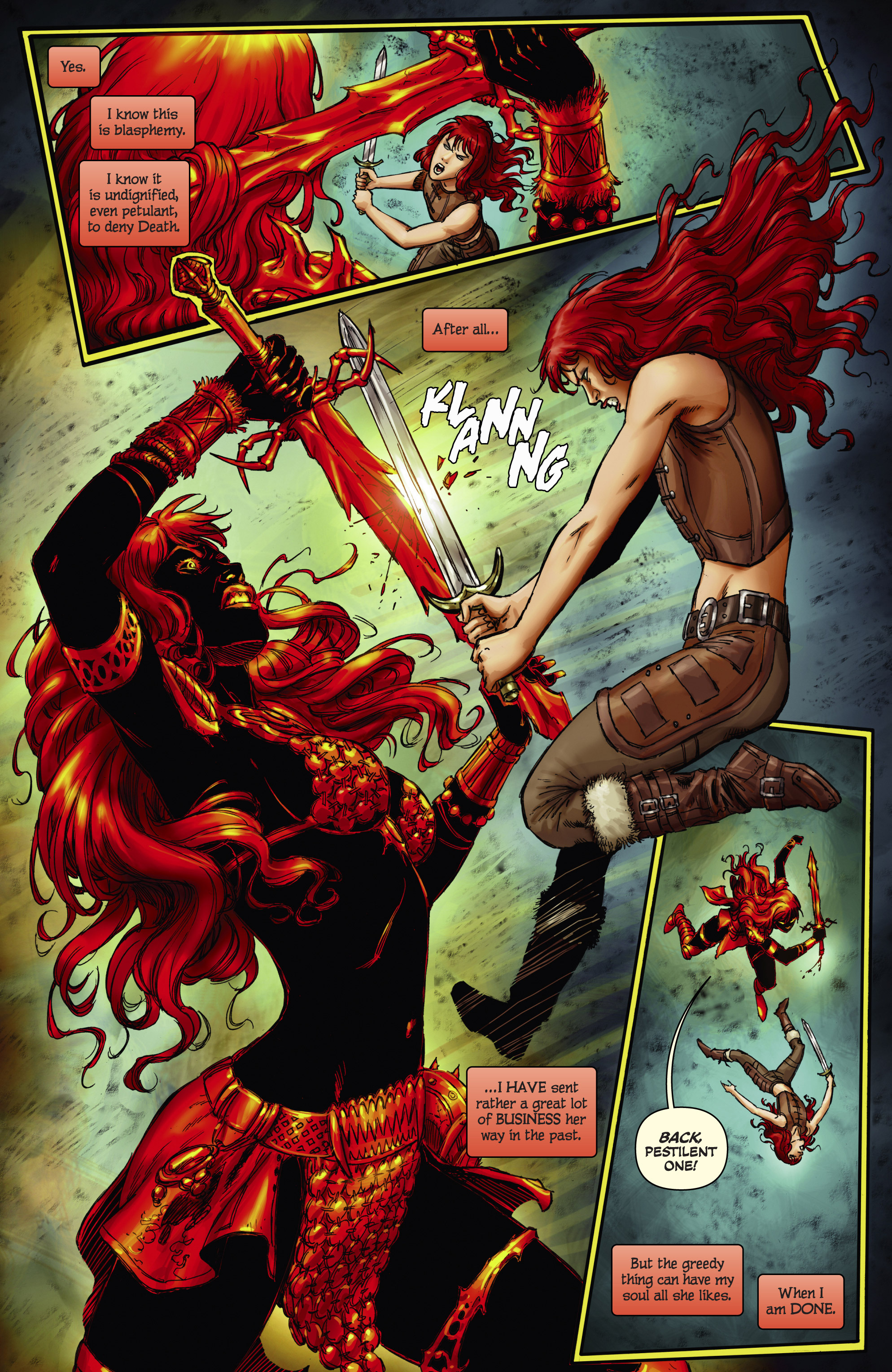 Read online Red Sonja (2013) comic -  Issue #16 - 12