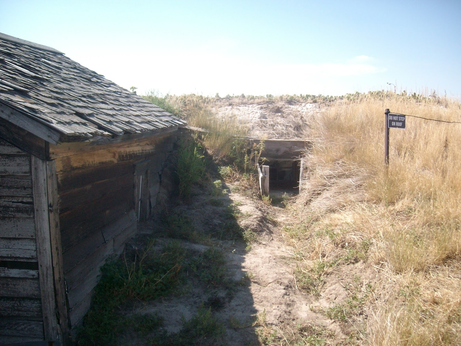 Donna et Pat Tour d'Amérique Day 7 South Dakota Sod House