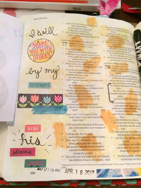 Bible Journaling - How to Use Water Colors