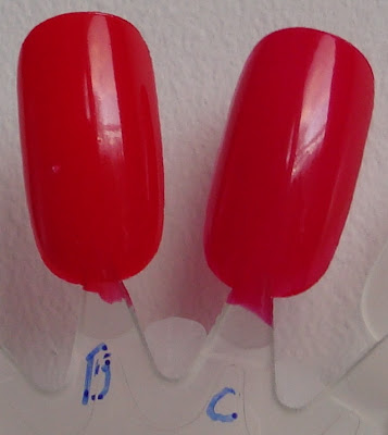 Comparison post: China Glaze vs Barry M