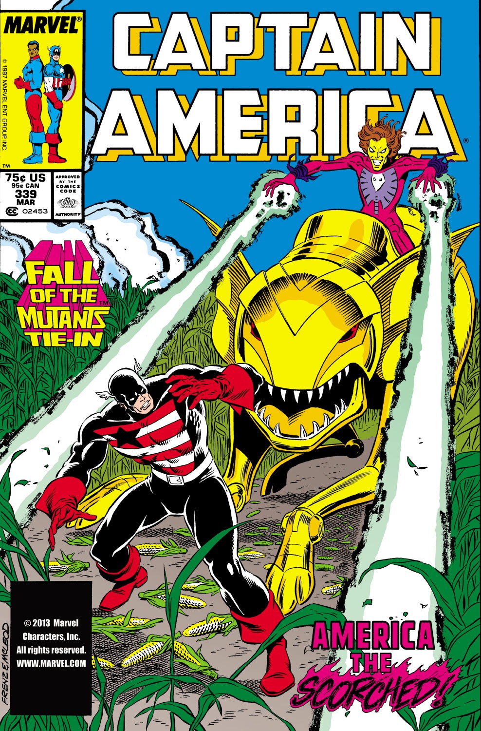 Read online Captain America (1968) comic -  Issue #339 - 1