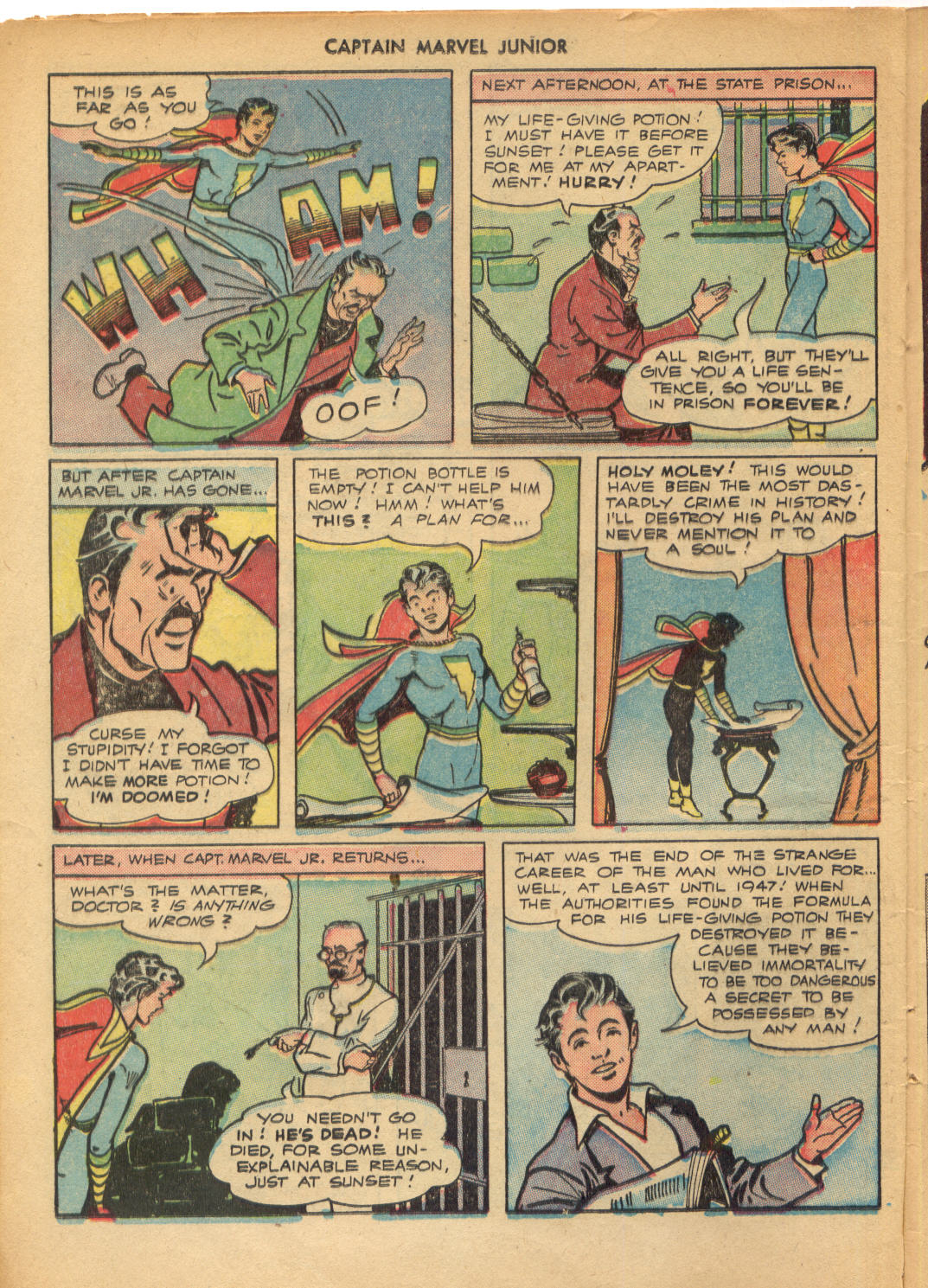 Read online Captain Marvel, Jr. comic -  Issue #54 - 12
