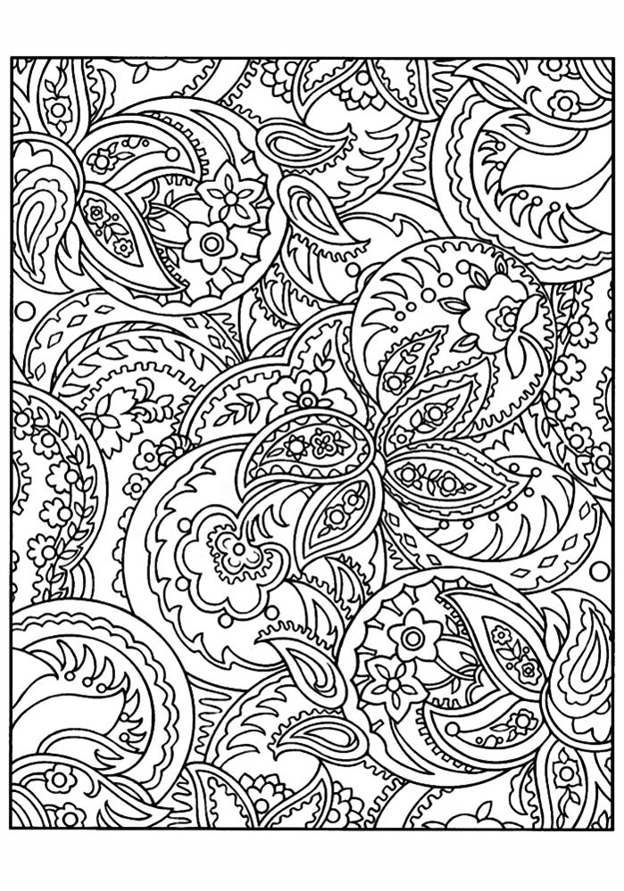 Coloring for adults: a modern trend ''Complex Patterns'' 9 Free downloads