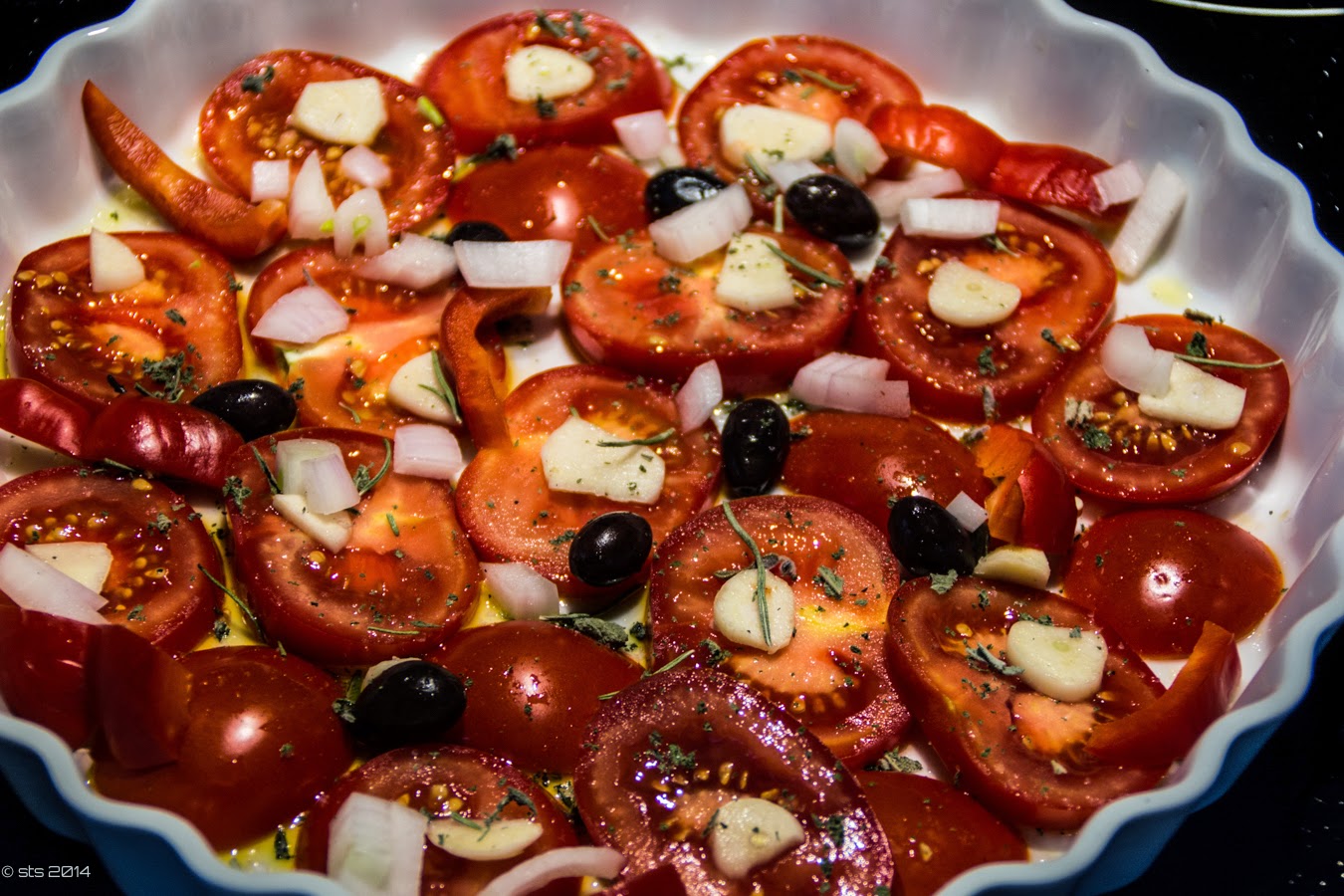 Iss mit mir: Lachs im Tomatenbett