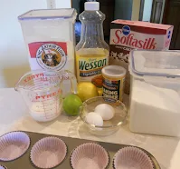 Lemon-lime Cupcake Ingredients