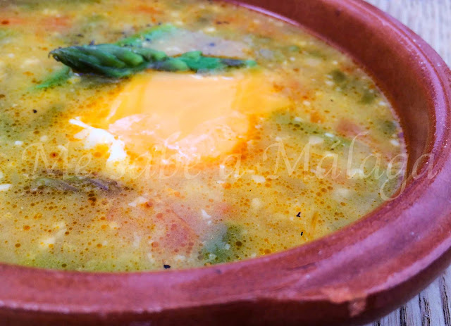 receta sopa esparragos Málaga