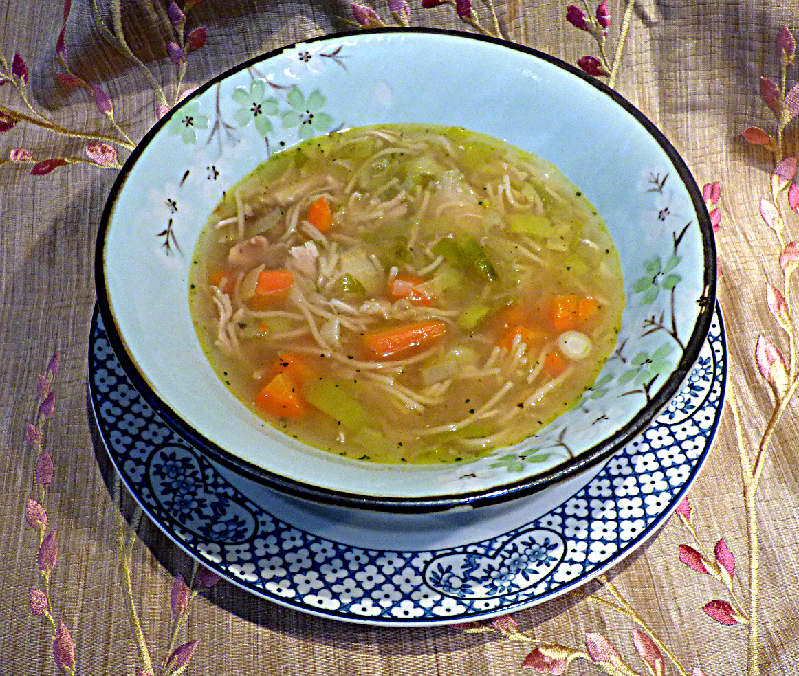 Chez Maximka Boxing Day turkey soup