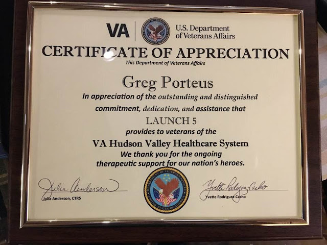 Certificate of Appreciation for Jim Picciano.