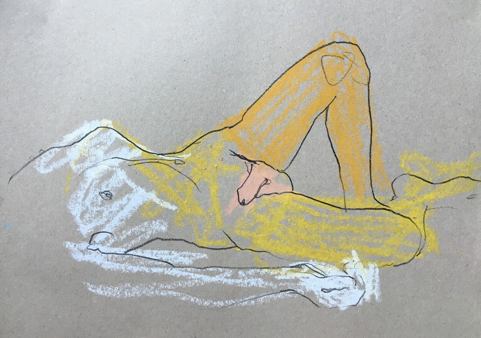 summer drawings friends around the pool stéphane barbier