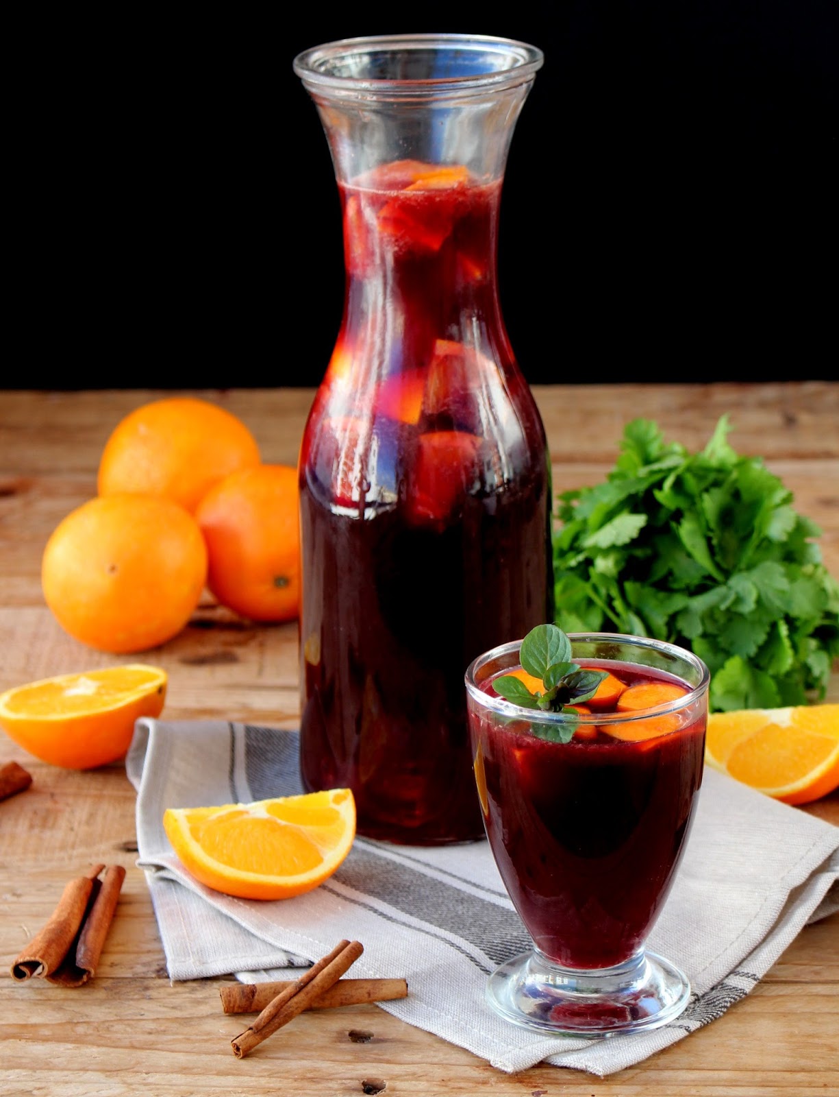 Nárwen's Cuisine Sangria (de vinho tinto e laranja)