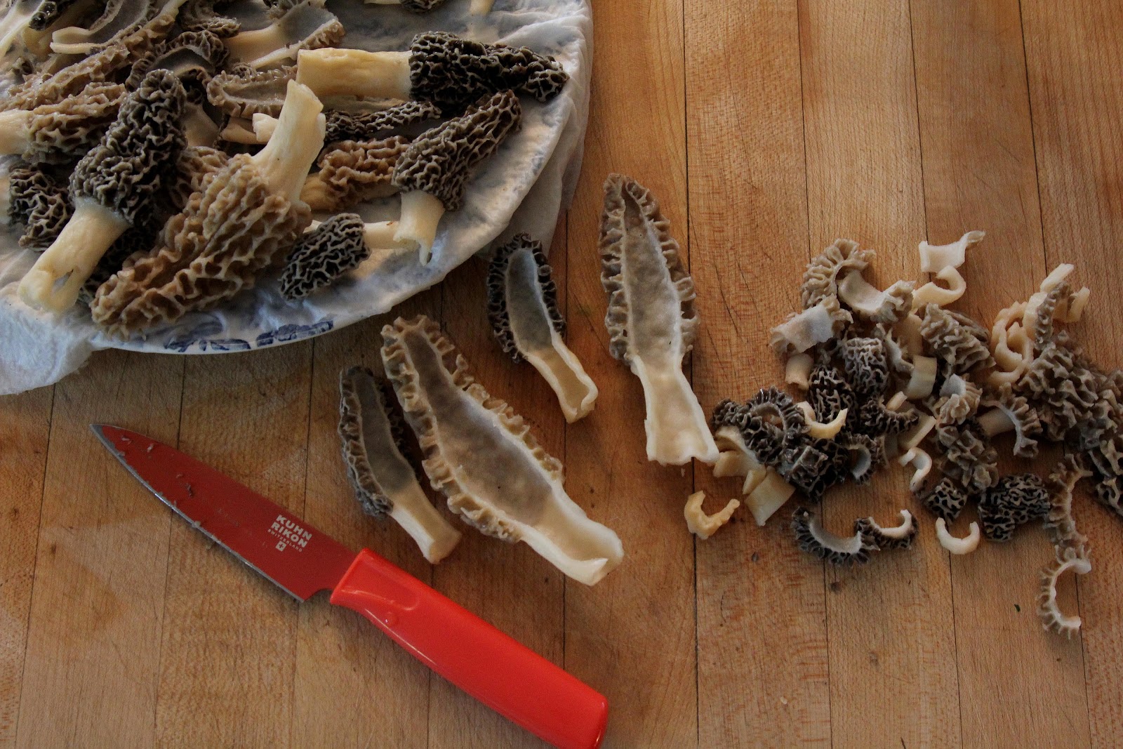 Maple and Mushrooms PanFried Fish with Morels